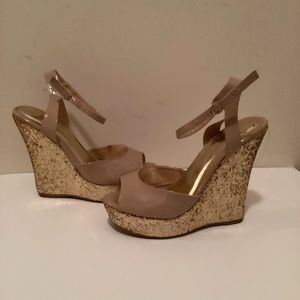 Wedge Heel Sparkle Sandals